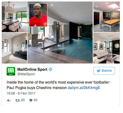Paul Pogba : heureux propriétaire à Manchester
