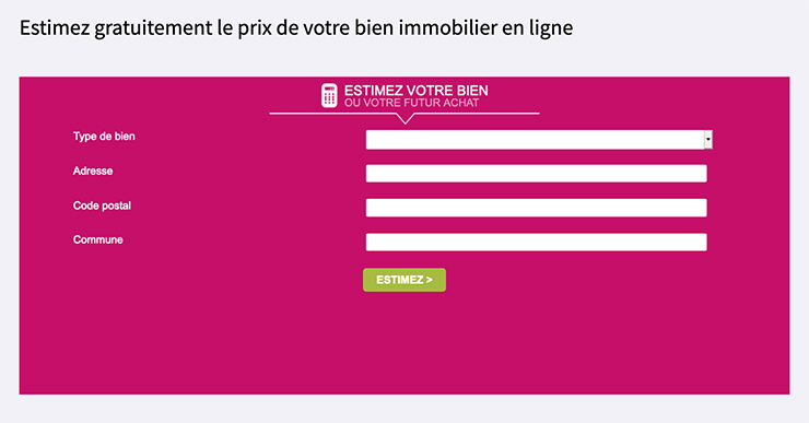 Prix des biens immobiliers