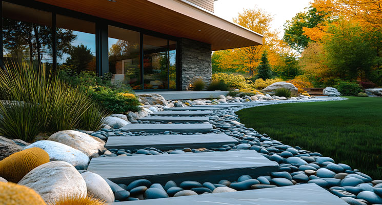 Aménager une allée de maison : entre esthétique et praticité